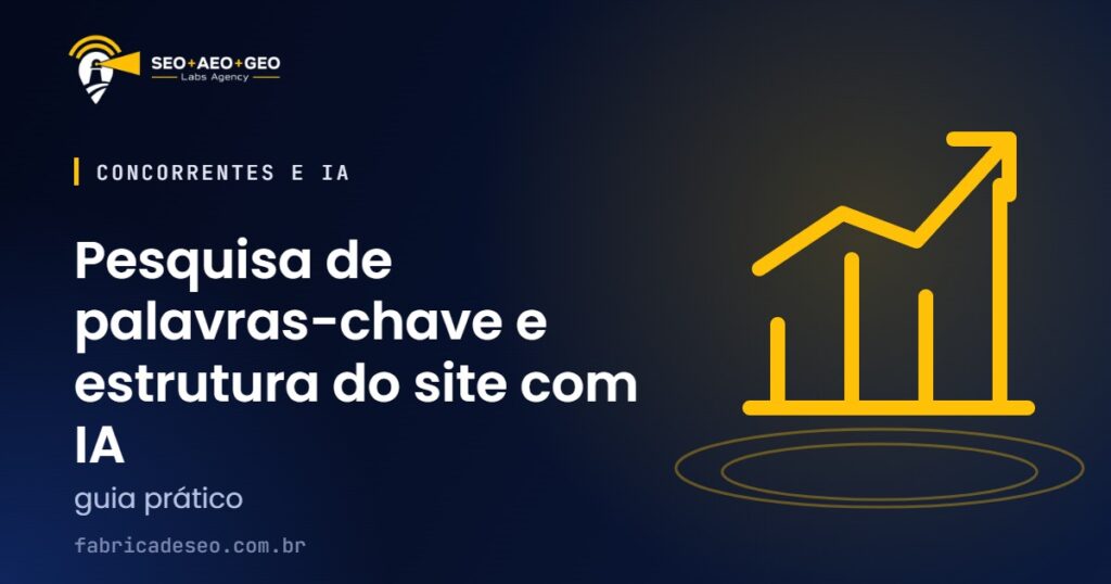 Pesquisa de palavras-chave e estrutura do site com IA